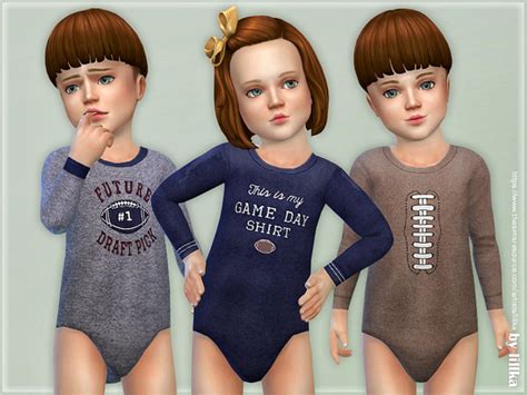 Toddler Onesie 07 By Lillka At Tsr Sims 4 Updates