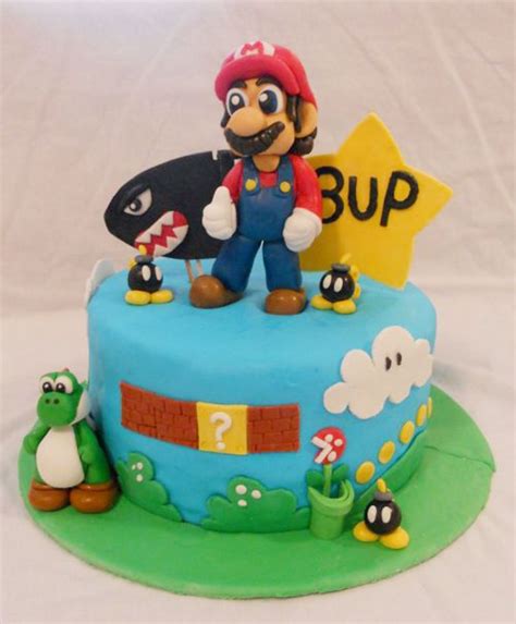 For the super mario cake, you will need fondant colored red, brown, skin tone, black, and my son loved his super mario birthday cake. Super Mario Bros Birthday Cake Birthday Cake - Cake Ideas by Prayface.net