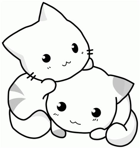 Cute Kitten Coloring Pictures