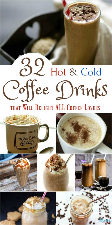 32 Hot And Cold Coffee Drinks That Will Delight All Coffee Lovers Coffee Recipes Coffee Drink