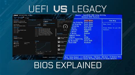 Quelles sont les différences UEFI UEFI vs BIOS