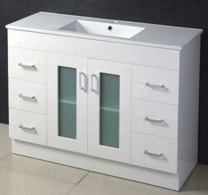 They can be used in various bathroom sizes (it's true; Glass Door 1200mm MDF Bathroom Vanity--White Color - China ...