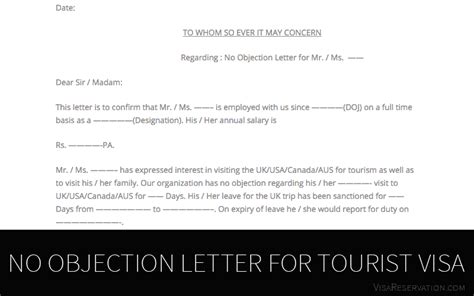 Letter of recommendation for visa application. Sample Letter From Employer For Tourist Visa Application ...