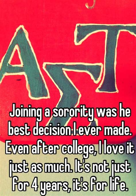 Joining A Sorority Was He Best Decision I Ever Made Even After College