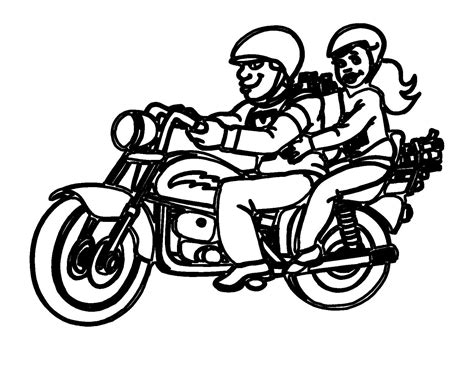 Print coloring pages & activities for kids. Motorcycle coloring pages to download and print for free