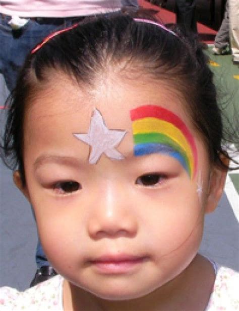 Star And Rainbow A Good Combo Easy Face Painting Designs Face Painting Easy Painting For