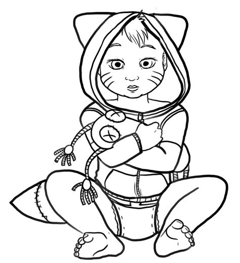 Color Me Baby Naruto By Chimeranell On Deviantart