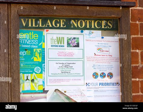 Public Notices Board Hi Res Stock Photography And Images Alamy