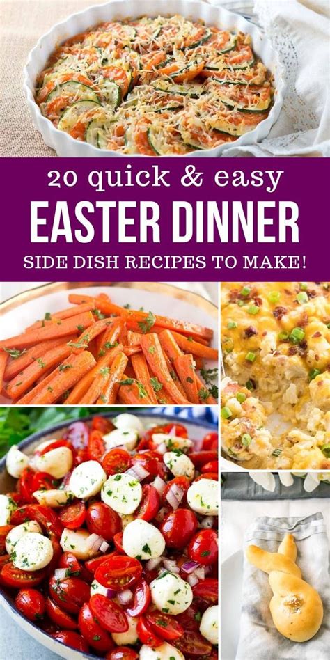 Quick And Easy Easter Dinner Side Dish Recipes To Make To Dress Up Your