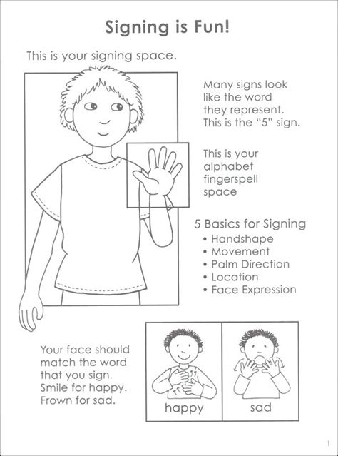 Asl Coloring Pages At GetColorings Com Free Printable Colorings Pages