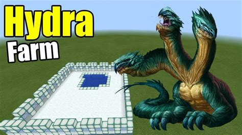 How To Make A Hydra Farm Minecraft Pe Youtube