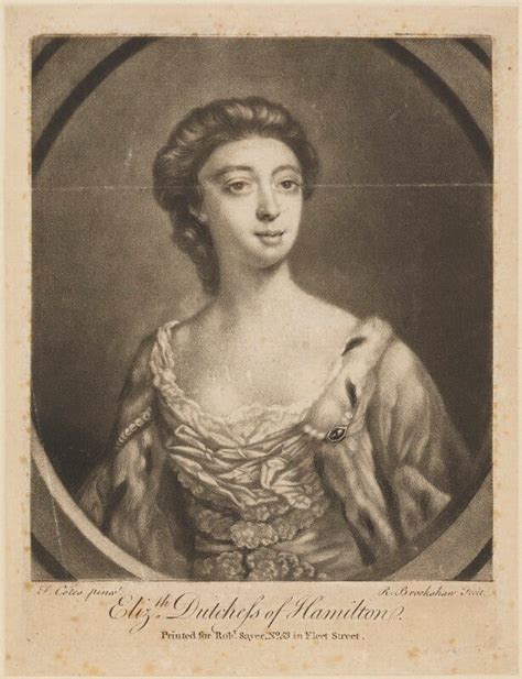Npg D14151 Elizabeth Née Gunning Baroness Hamilton Of Hameldon Portrait National