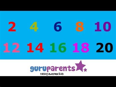 Skip Counting by 2 Song - YouTube