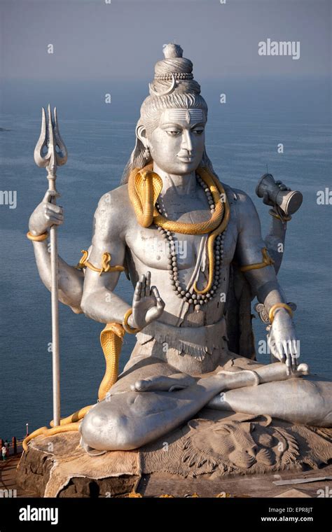 Shiva Statue At Murudeshwar Temple India Tallest Siva Sculpture Stock Images And Photos Finder