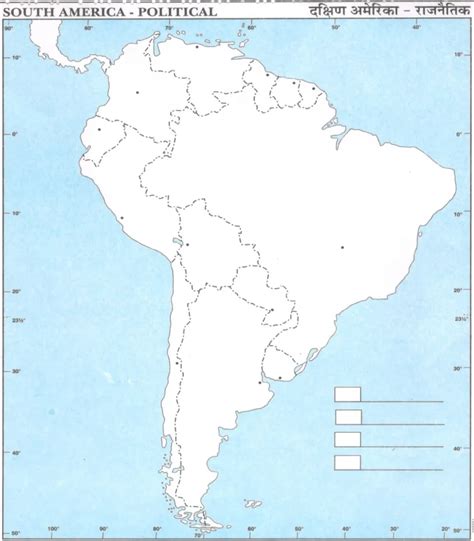 Political Map Of South America Pdf Countries Capitals