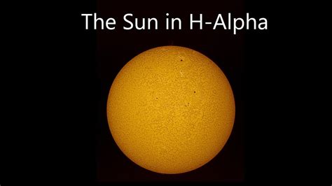 The Sun In H Alpha Youtube