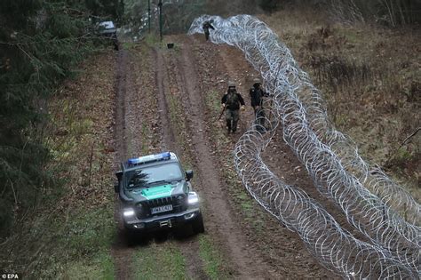 poland installs barbed wire along russian border after stray ukrainian missile killed two