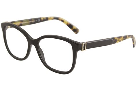 Burberry Women S Eyeglasses Be2252 Be 2252 3633 Black Havana Optical Frame 54mm