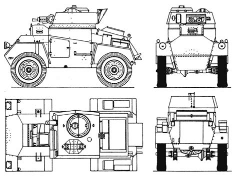 Guy Armoured Car Blueprint