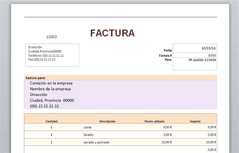 Aquí Tienes 20 Plantillas Para Hacer Facturas En Word