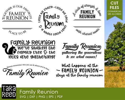 Download Family Reunion Family SVG and Cut Files for Crafters | Etsy