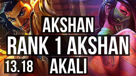 Akshan Vs Akali Mid Rank Rank Akshan Quadra Solo Kills Br Challenger