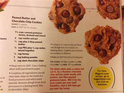 The glycemic index (gi) is a numeric value assigned to foods based on how slowly or quickly they can increase your blood glucose levels. Biggest loser peanut butter and chocolate chip cookies ...