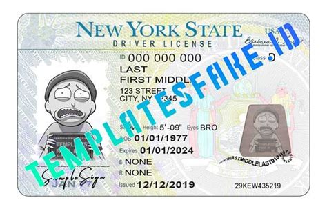 New York Usa Driver License Psd Template In 2021 Psd Templates