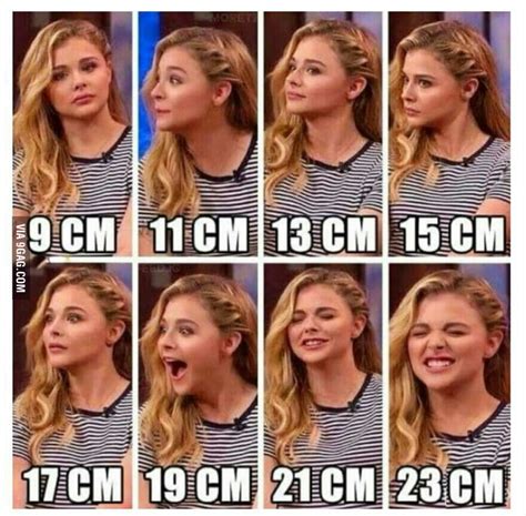 How Girls React To Different Sizes Gag