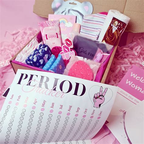 A Girls First Period Kit First Period T Menstrual Cycle Etsy