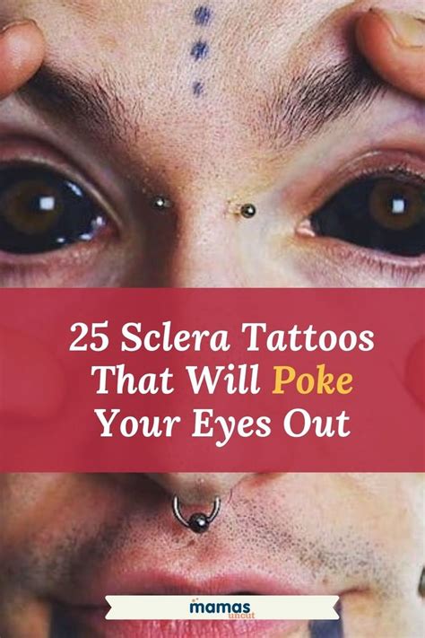 25 Scary Sclera Tattoos That Transform The White Of The Eye In 2020
