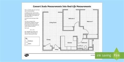 Convert Scale Measurements Into Real Life Measurements House Plan