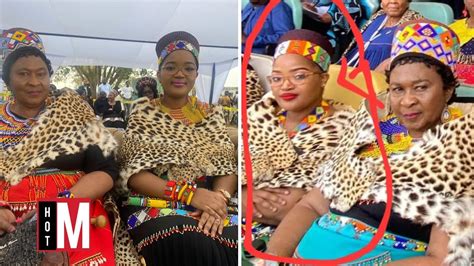 King Zwelithinis Young Wife Zola Mafu Graced The Recognition Of
