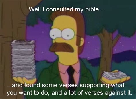 Ned Flanders On Premarital Sex Rthesimpsons
