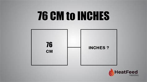 Convert 76 Cm To Inches