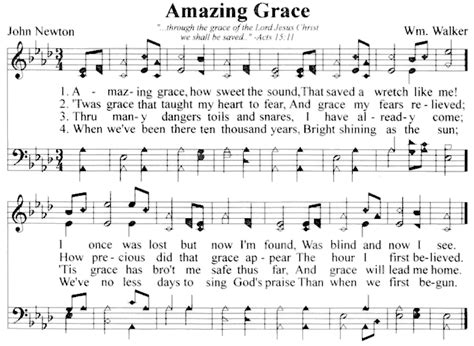 This song was arranged by joel mott in the key of bb, b, a, g, f, e. The History, Lyrics and Meaning of the Amazing Grace Song ...