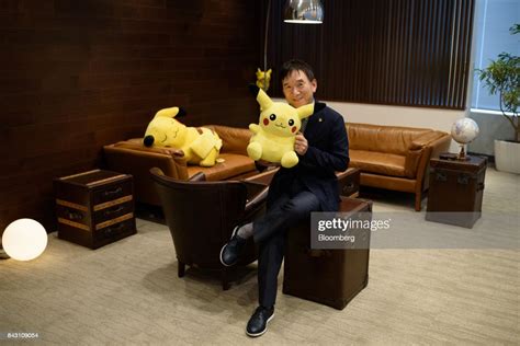 Tsunekazu Ishihara Chief Executive Officer Of Pokemon Co Poses For News Photo Getty Images