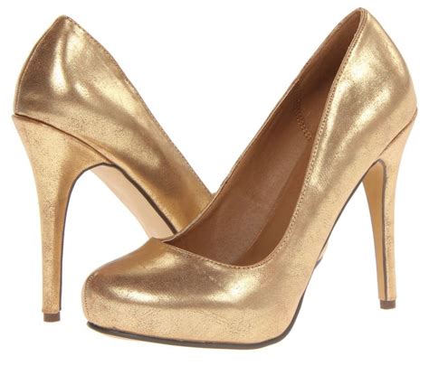 2824 Metallic Pumps Gold Pumps Gold Shoes Metallic Gold Wrap Heels