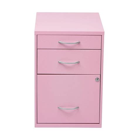 The marble paper on this filing cabinet is stunning; OSP Home Furnishings Pink File Cabinet HPBF261 in 2020 ...