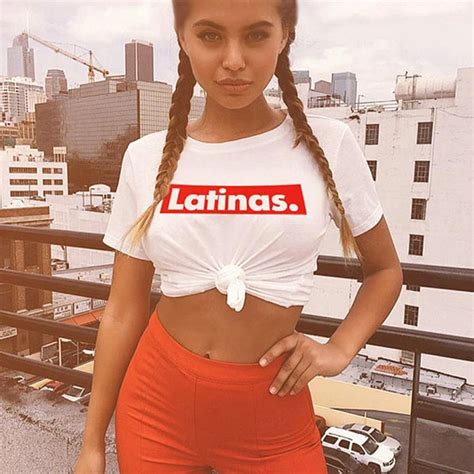 Blwhsa Latinas Print T Shirts Women Summer Short Sleeve 100 Cotton Slogan T Shirt Women Latinas
