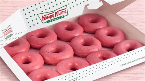 Krispy Kreme S Beloved Strawberry Glazed Doughnuts Are Returning For A