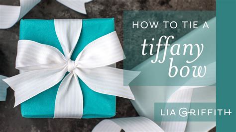 Katy shows us how to tie the perfect ribbon bow and finish it with fishtails. How to Tie a Tiffany Bow - YouTube