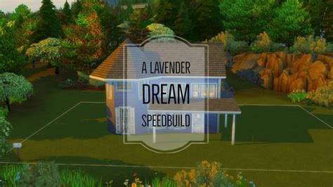 A Lavender Dream The Sims 4 Speedbuild Youtube