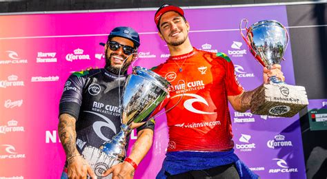 Gabriel medina avança para a final no rip curl newcastle cup presented by corona na austrália видео melhores momentos: Italo Ferreira vence final com Gabriel Medina na Austrália ...