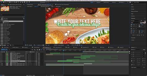 End credits templates for adobe premiere pro. Cooking For Everyone | After Effects and Premiere Pro on ...