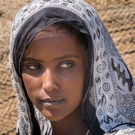 Afar Girl Danakil Ethiopia Beautiful Dark Skin Ethiopia African