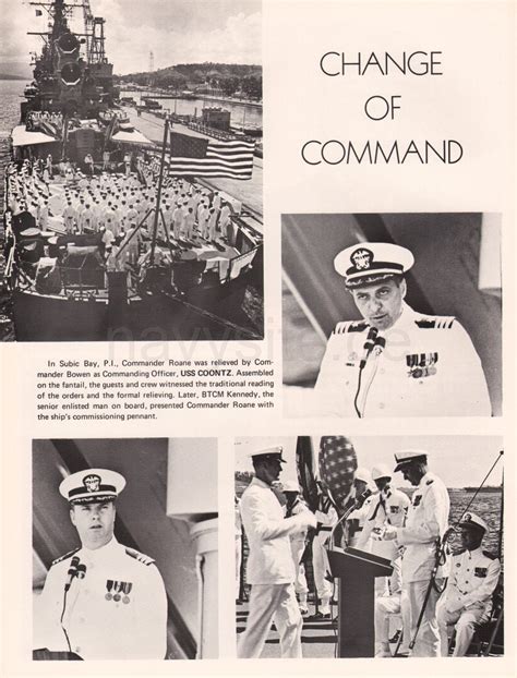 Uss Coontz Dlg 9 Westpac Cruise Book 1970 Co Xo And Change Of Command