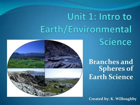 Ppt Branches And Spheres Of Earth Science Powerpoint Presentation