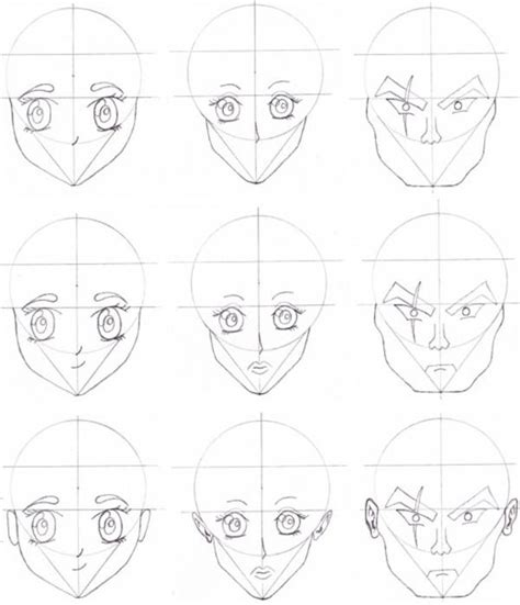 How To Draw Anime Heads For Beginners This Is A Drawing Tutorial About