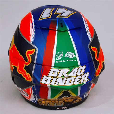 He is the son of trevor binder and sharon binder. AEROGRAFIE Mau Design: Brad Binder - Helmet 2019